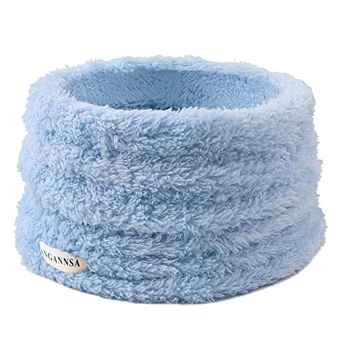 Image of JANGANNSA Fleece Kids Scarf - Warm Winter & Autumn Neck Warmer for Boys & Girls 1-6Y