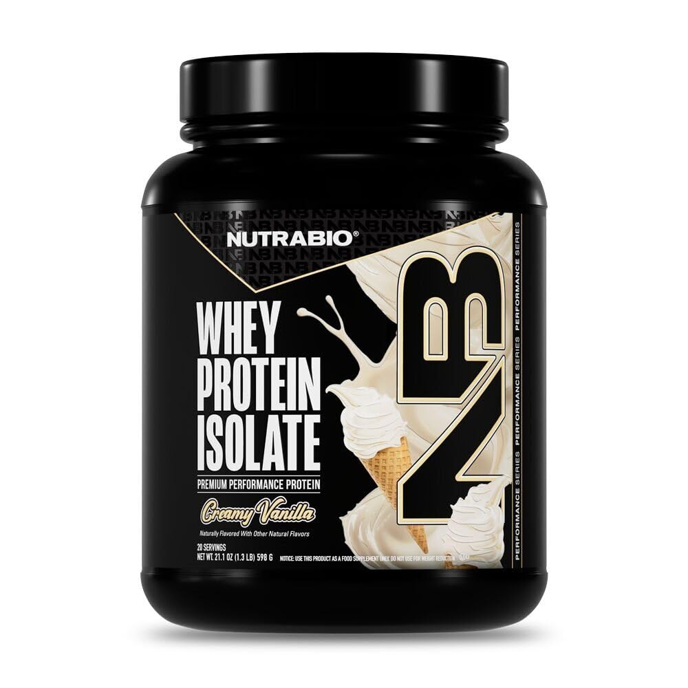 NutraBio 100% Whey Protein Isolate