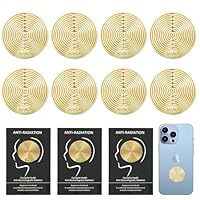 8 Stück Handy Aufkleber für Computer, EMF Blocker Aufkleber, Blockieren Sie Effektiv Die Elektronischer Produkte, Aufkleber Schutr für Mobiltelefone Tablets Fernsehen