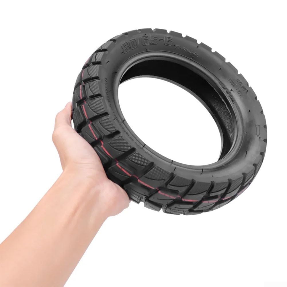 Honseadek Ensemble de pneus pour scooter électrique KuKirin G2, 25,4 cm 80/65 6 Chambre à air et pneu extérieur 255x80, pneus en caoutchouc auto-réparables avec