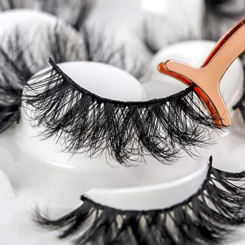 6D Falsi ciglia vistose lunghe e drammatiche