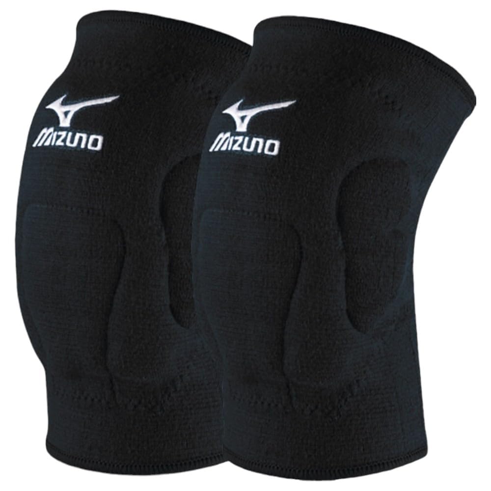 Mizuno Unisex Knee Guard Protector, Black Knee Pad for Sports and Outdoor Activities, Volleyball Protective Gear (L)-image-14