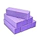 Sanding Nail Polisher 3 Way Polish Block Buffer Lavender, 100/180 grit