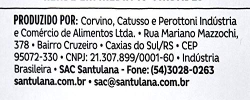 Pão sem Queijo Vegano, Tradicional Santulana 250g