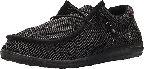 Hey Dude Men's Wally Sox | Retired Men’s Shoes | Men's Lace Up Loafers | Comfortable & Light-Weight