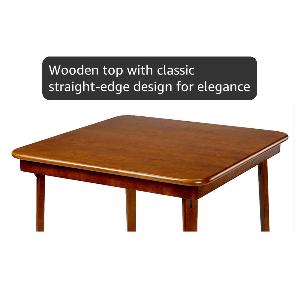 Amazon.com: Stakmore Classic Straight Edge Square Folding Card