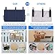 Surblue Bedside Caddy Hängebett Organizer Aufbewahrungstasche Tasche für Etagen-und Krankenhausbetten, College Wohnheim Zimmer Babybettgitter,Camp (8 Taschen),Blau
