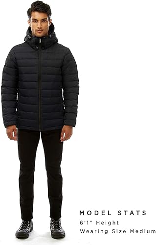 Miniatura 5 de Triple F.A.T. Goose Logan - Chaqueta acolchada para hombre con capucha - Chaqueta de plumón para hombre - Chaquetas de invierno para hombre - Abrigo