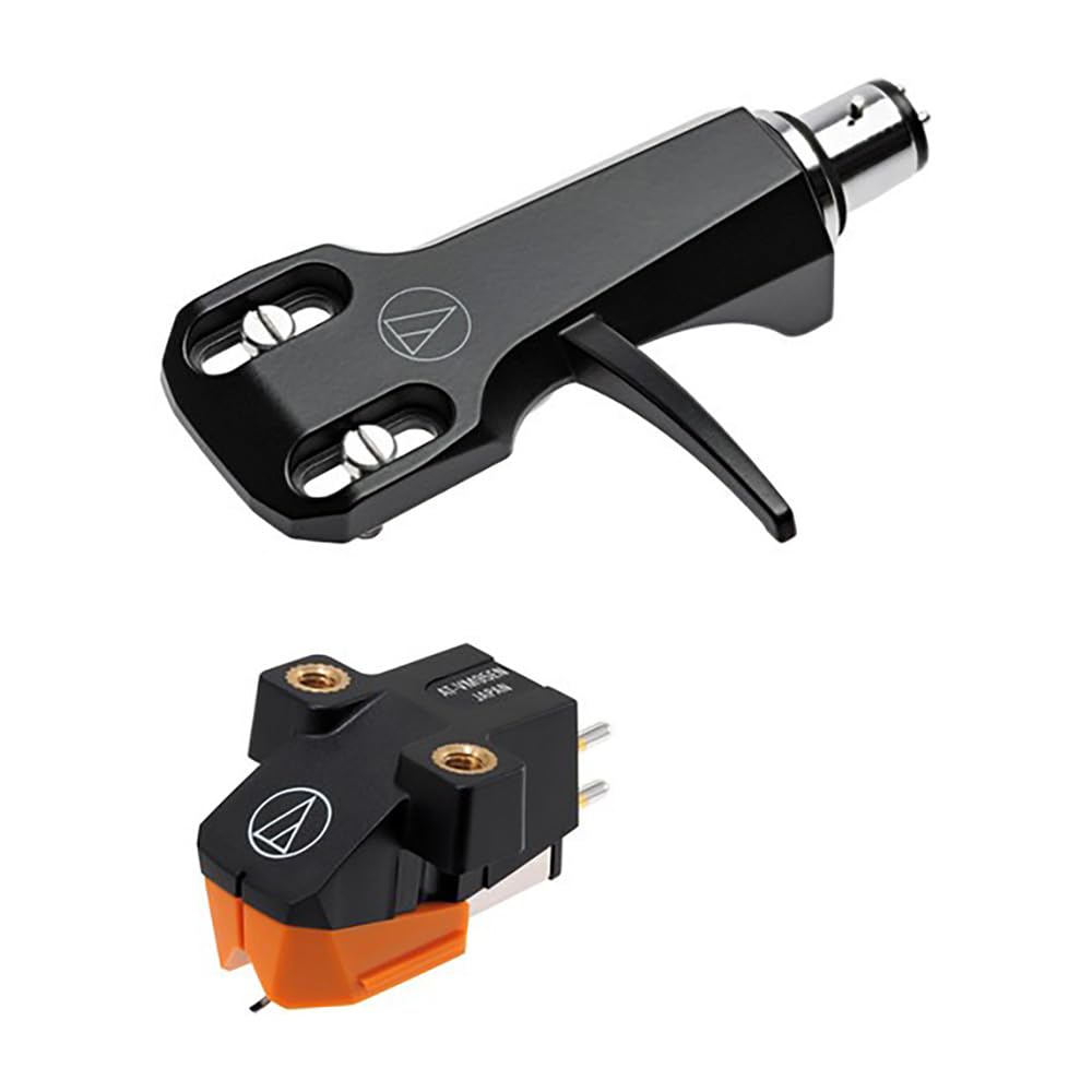 Audio-Technica AT-VM95EN/H Moving Magnet Cartuccia sulla AT-HS6 Headshell