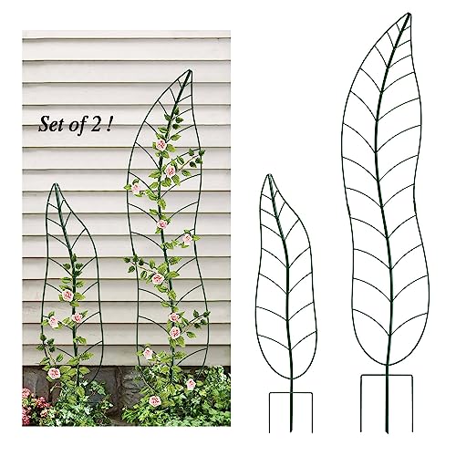 Garden Trellis Plant Support Trellis Green Leaf Trellis Garden Decoration