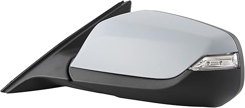Miniatura 5 de Partzer Espejo retrovisor lateral izquierdo para el conductor, 8 pines, compatible con Chevy Malibu LT Hybrid 2016-2018  GM1320603 84725732-PFM  Con