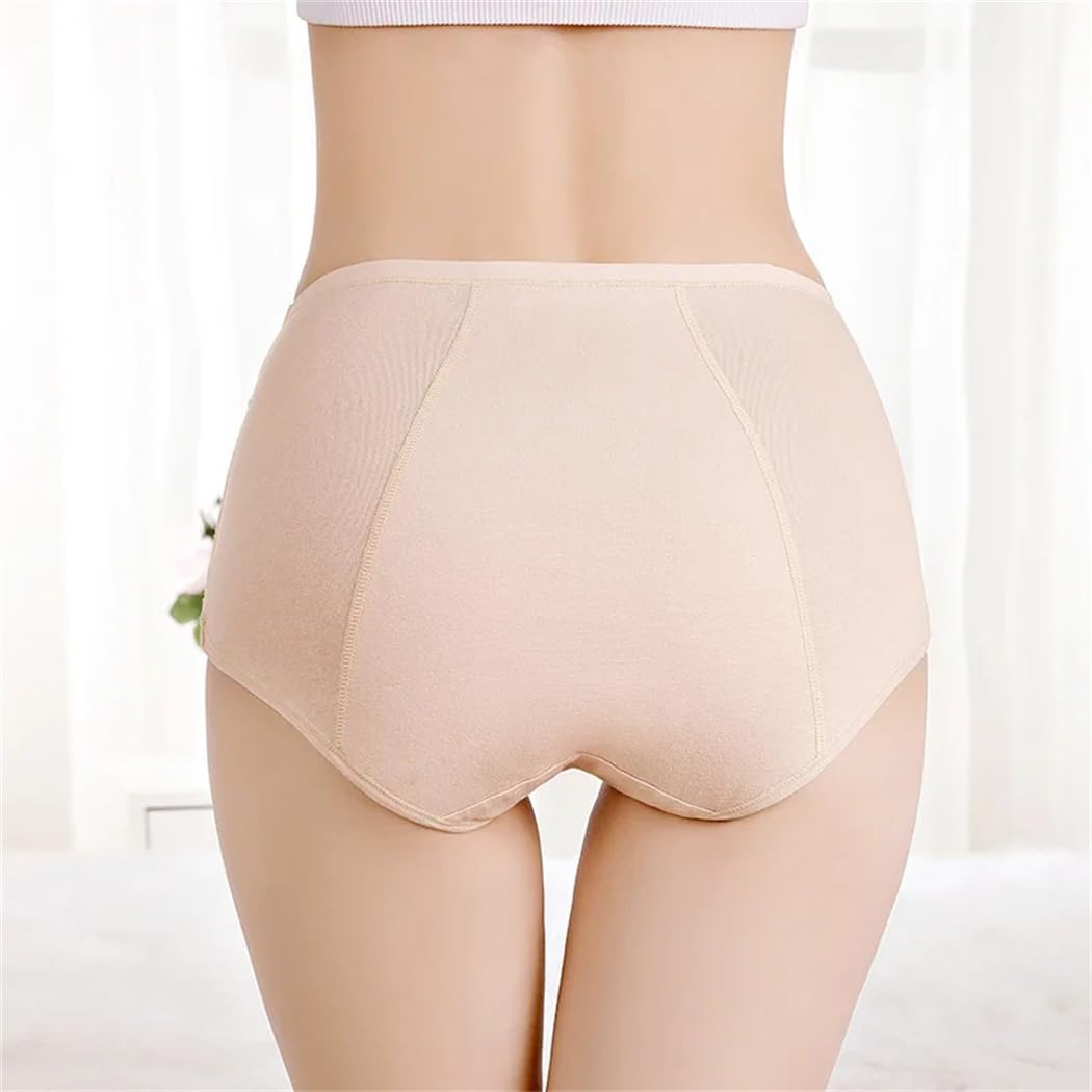 Mutandine da donna in cotone a vita alta tinta unita leggera comoda biancheria intima slip