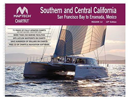 MAPTECH ChartKit Region 12: Southern and Central California San Francisco Bay to Ensenada, 10th Edition