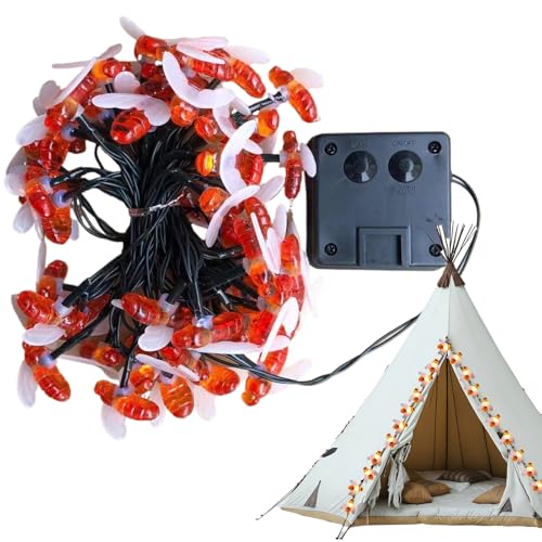 Guirlande lumineuse solaire d'extérieur pour ambiance festive de jardin