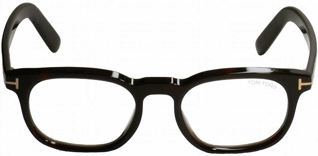 Tom Ford Blue Light Block Square Men's Eyeglasses FT5930-D-B 052 52, Havana