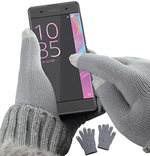 YaYago Gants écran tactile capacitif Taille universelle (env. M – L) – pour Sony Xperia XA/Sony Xperia XA Dual