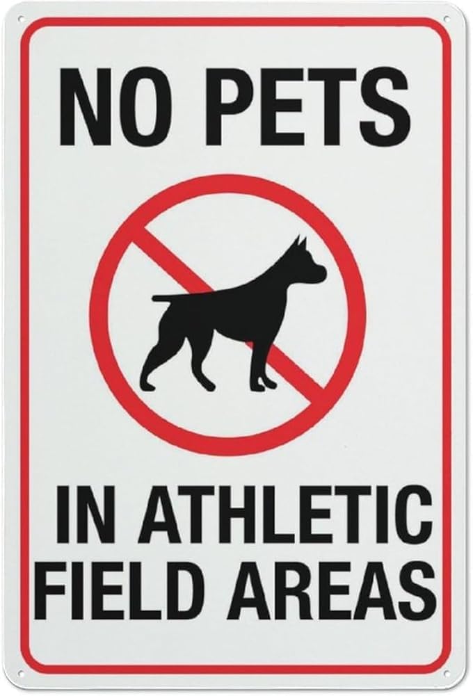 No Dogs Allowed Inside Sign Warning Tin Sign Aluminum Metal Tin Sign For Indoor & Outdoor Yard Sign Lawn Signs Decor Gift For Women Men 8x12 Inch