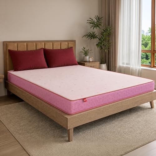 Image of Kurlon Dual Plus Mattress | Double Size 72x47x5 Inches | Medium Soft & Firm Adaptive Dual Comfort | Better Airflow Comfort | Reversible Two-Sided Comfort | Enhanced Pressure Relief | 10 Years Warranty