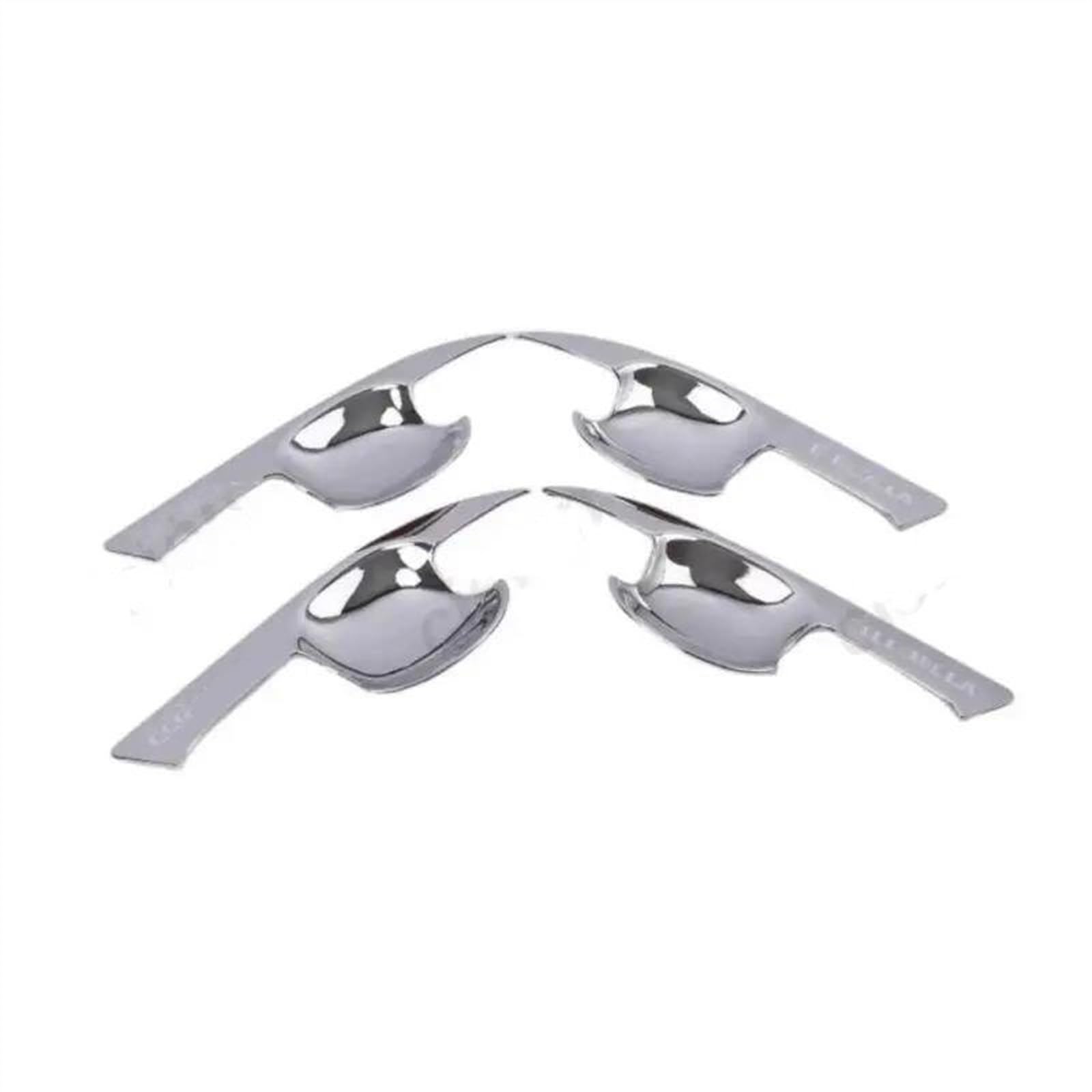 Csspdm Chrome Bowl Car External Side Door Handle Bowl Catch Cover Protection Trim For Toyota For Corolla For Altis E210 19-23(Chrome Bowl)
