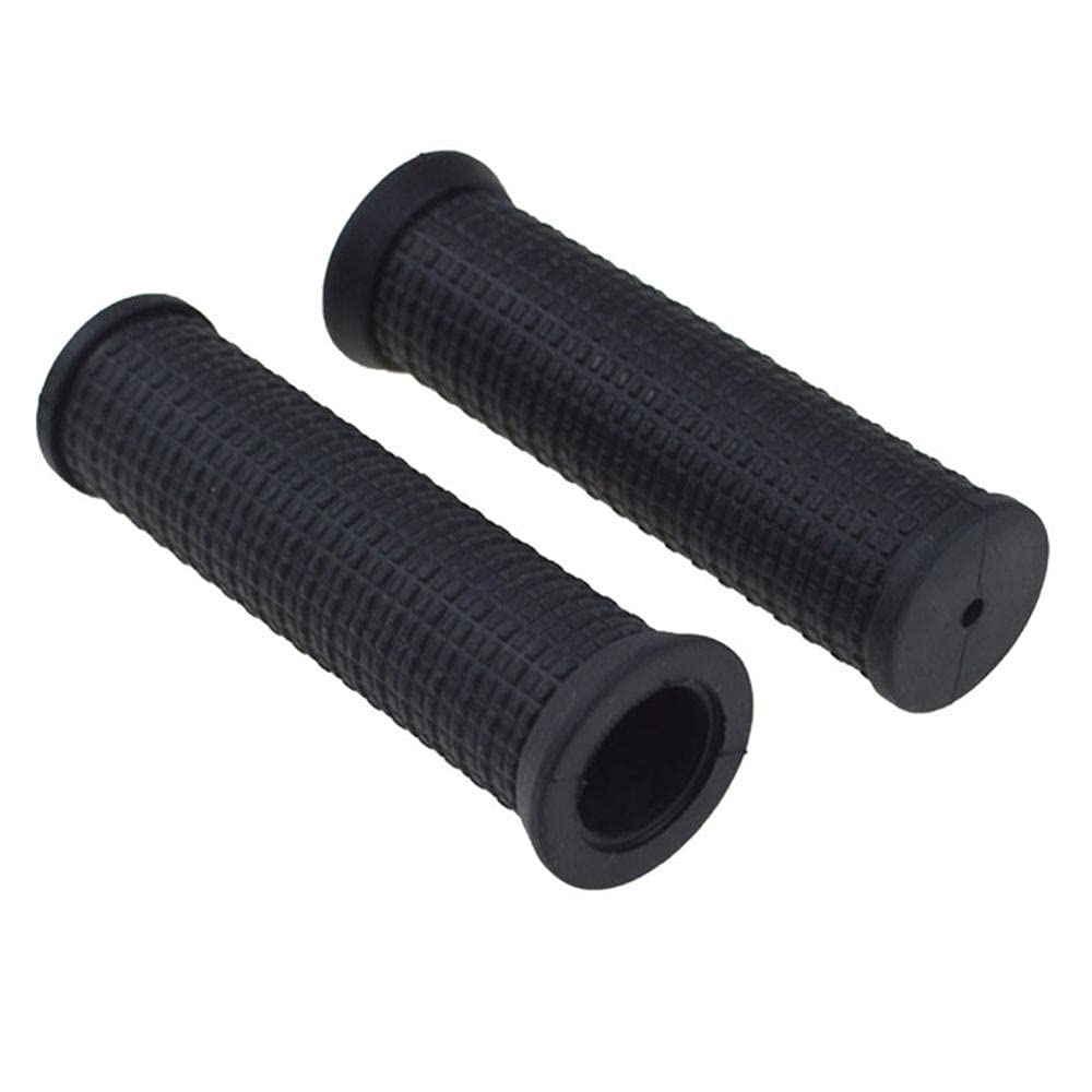 BOBOPACK 2 Poignées VTT En Silicone - Antidérapantes, Légères (30g), Compatibles 22mm, Avec Protections Latérales - Noir