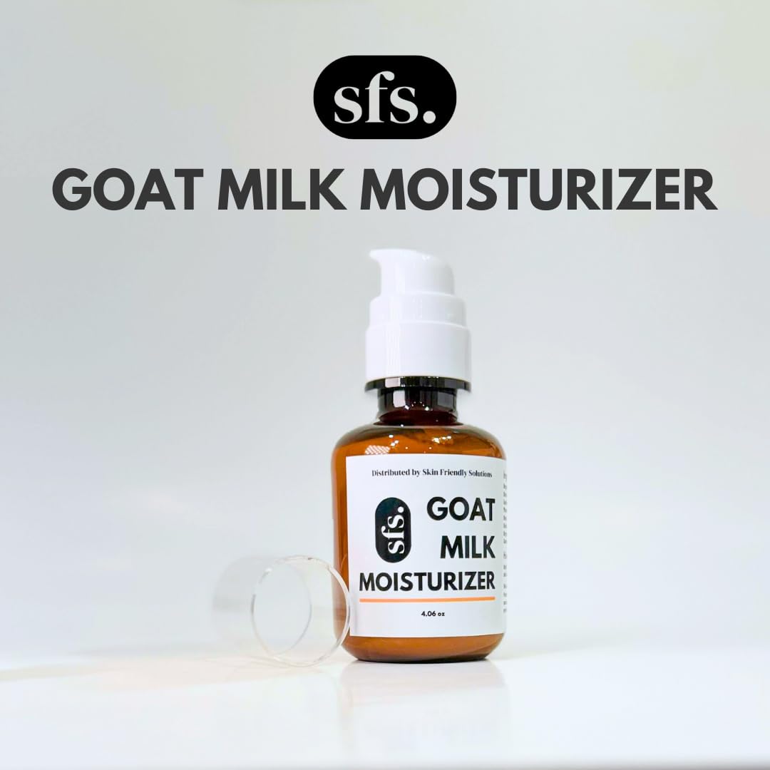 Skin Friendly Solutions Goat Milk moisturizer face cream with Organic Honey, Aloe Vera and Coconut Oil - organic and all natural lotion goats milk lotion for women