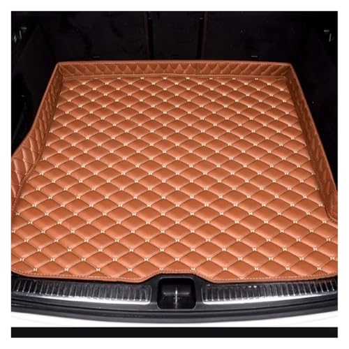 Tapis coffre voiture anti-rayure en cuir marron pour GLS X167
