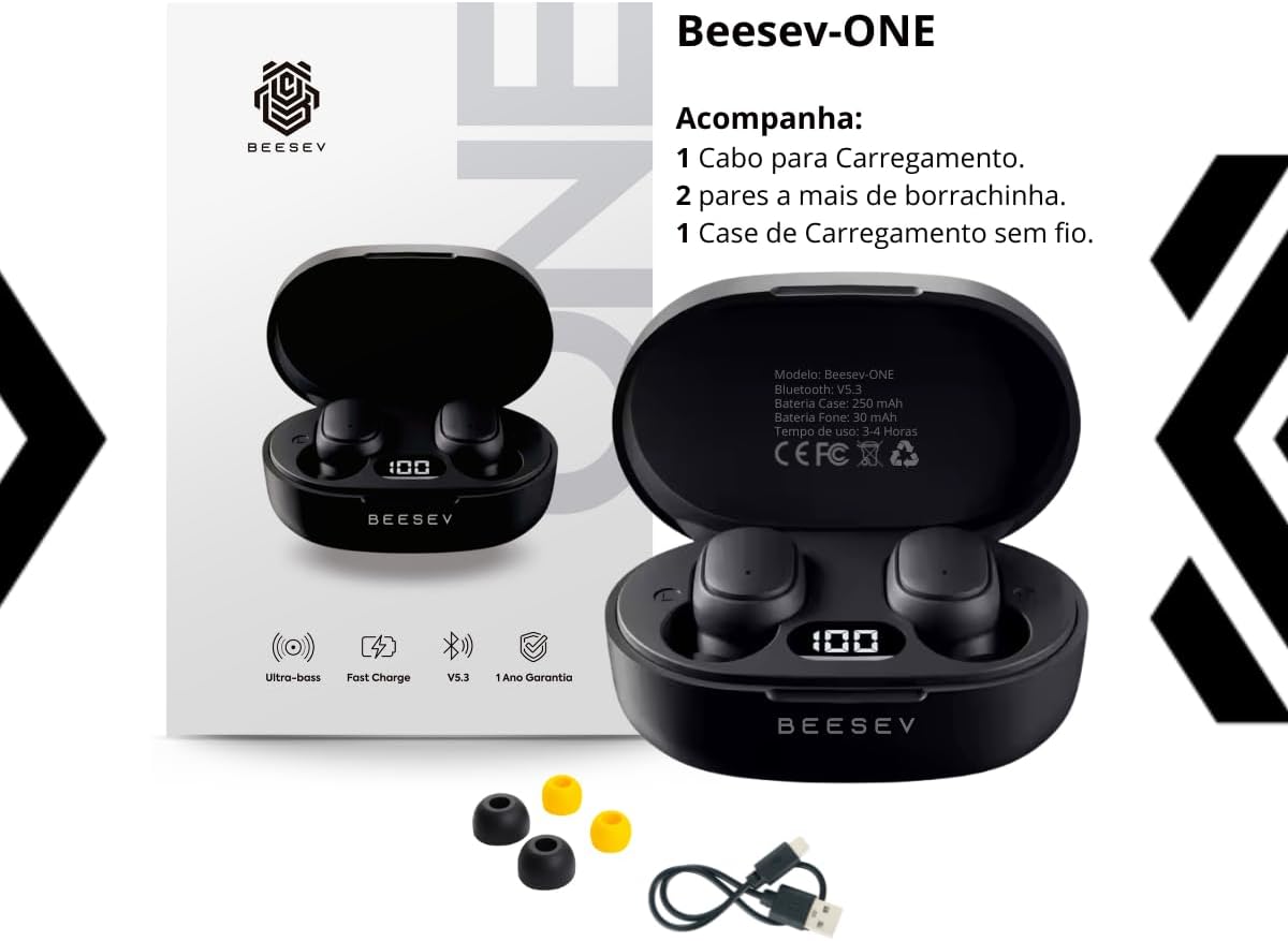 Review Beesev-ONE: o fone de ouvido que transforma sua experiência sonora! 6 51D3qceXenL. AC SL1200