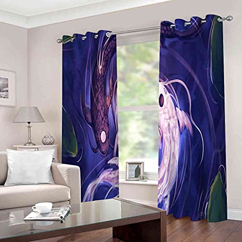 Rideau occultant à oeillets thermique isolant et phonique salon polyester