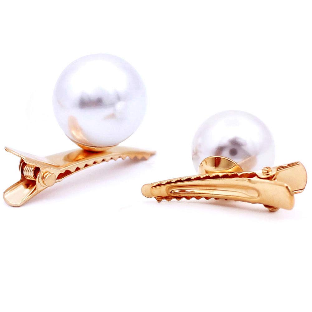 10pcs Metal Hair Clip, Cute Pearl Hair Pin Barrettes Accessory for Women Girl Handmade Fashion Hair Jewelry Ornament Tiara Bobby Pin for Thin Hair Wear