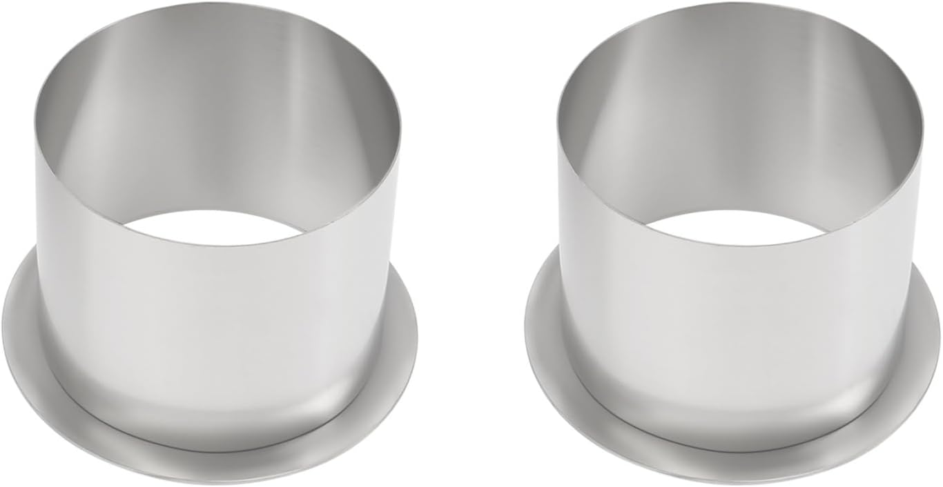 2Pcs Stainless Steel Trash Grommets, Trash Grommets for Countertop, Countertop Trash Grommet for Countertop Inserted Trash Chutes