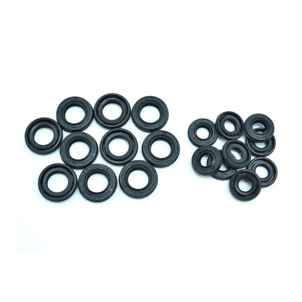 Sellos de Aceite del cigüeñal Aptos for cortacésped GX35 GX35 140F 35,8 CC, Motor pequeño de 4 Tiempos(50 Pairs)