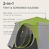 Coleman Tent Octagon, 6 to 8 Man Festival Dome Tent, Waterproof Family Camping Tent with Sewn-in Groundsheet - Image 4