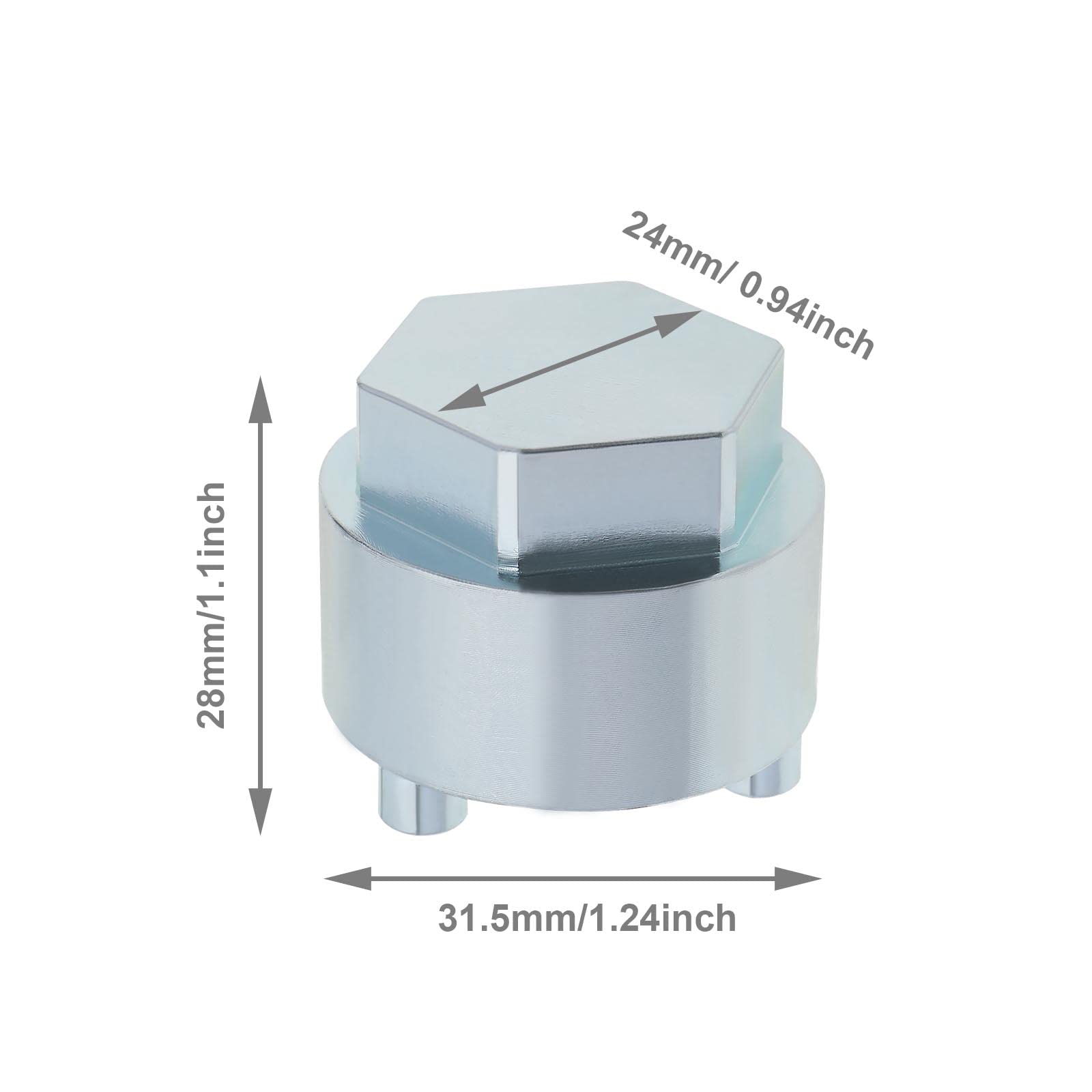 OTOTEC Herramienta de Pieza de Empuje de Cremallera de Dirección 32106891974 Compatible con EPS F30 F3x 1 2 3 4 Serie Cremallera de Dirección Herramienta de Extracción de Máquina de Dirección de 24 Mm