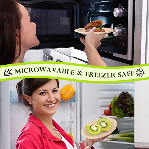 Greenesage Paper Plates 6 Inch, 25 Pack Eco Friendly Disposable Plates, Small Plates Disposable Paper Plates Heavy Duty, Brown Paper Plates Compostable For Dessert, Cake, Appetizer #TOP2