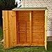 Melko Gerätehaus aus Fichtenholz mit Bitumendach Gartenschrank 162 x 140 x 75 cm Geräteschrank Geräteschuppen für Garten, Terrasse & Balkon Werkzeugschrank