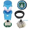 SJ@JX Arcade Game Controller DIY Kit Microswitch Button 4&8 Way Joystick Zero Delay USB Encoder Fighting Stick Handles Console for PC MAME Raspberry Pi Retropie
