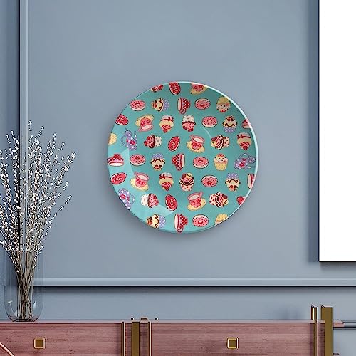 Platos decorativos divertidos de porcelana para cocinas alegres 5