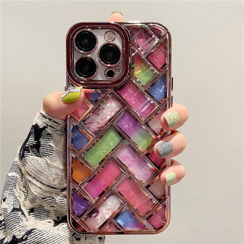 Coque de luxe iPhone 14 Pro Max silicone finition or