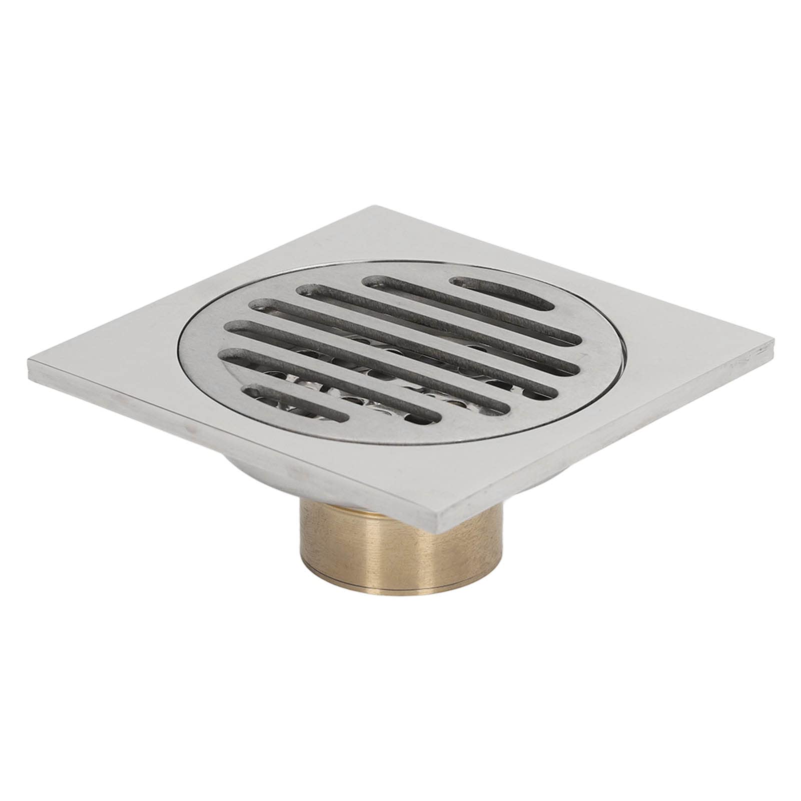 Drain de sol de douche en finition galvanoplastie design épuré