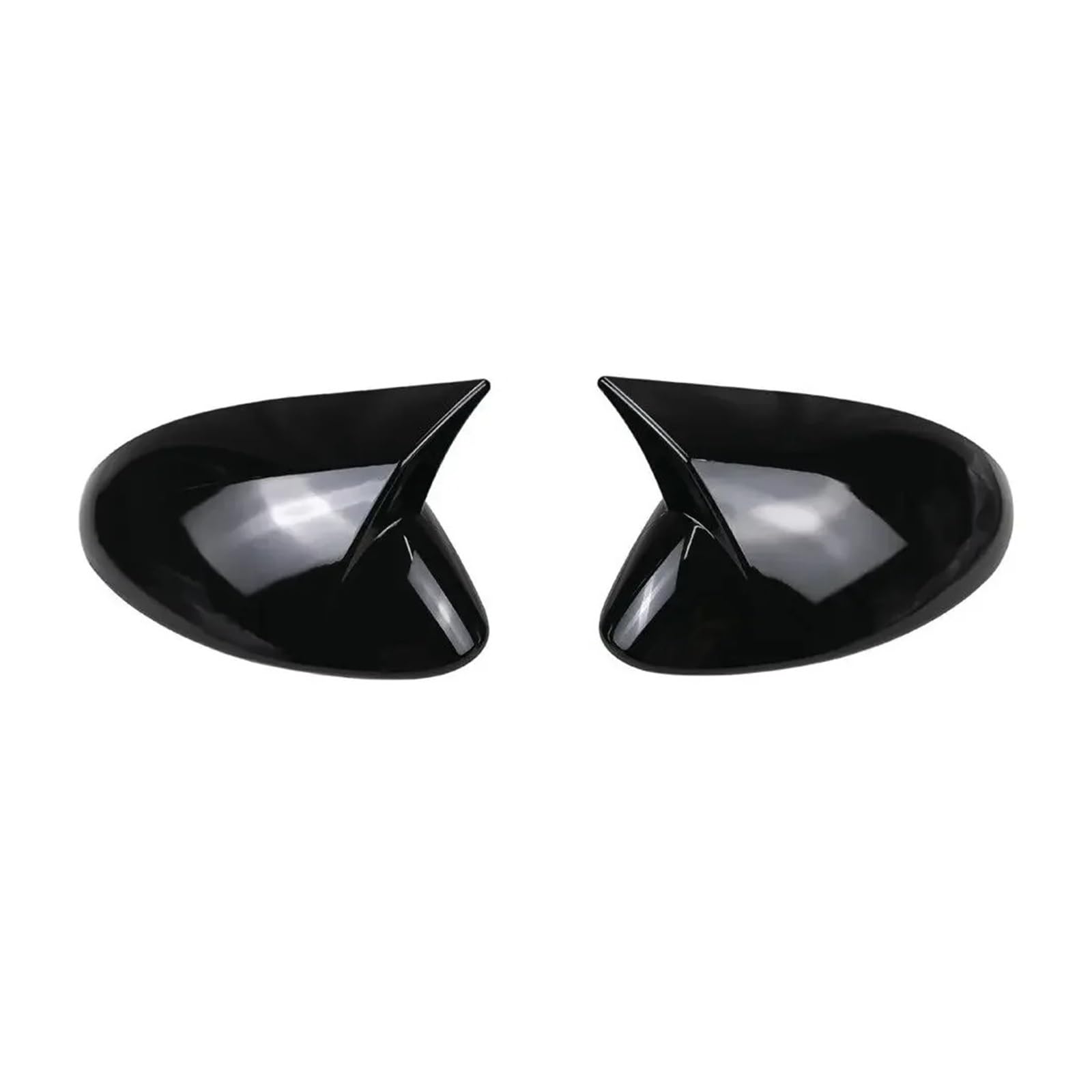 Rearview Mirror Cover Cap for Alfa for Romeo for Stelvio 2017-2023 Rearview Side Mirror Cover Wing Cap Exterior Sticker Door Case Trim(Gloss Black)