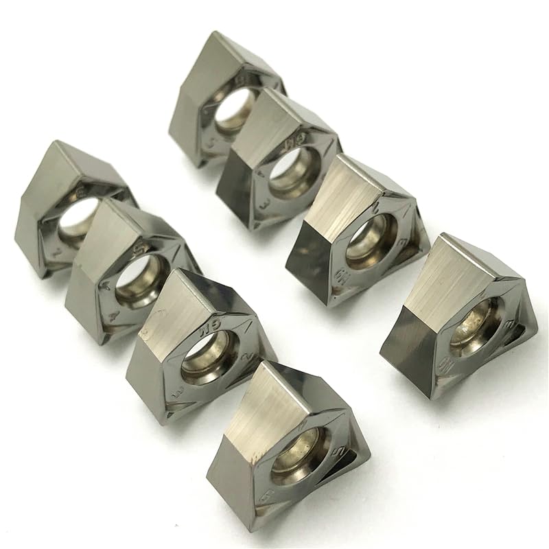 Insertos de fresado doble cara WNMU para CNC miniatura 3