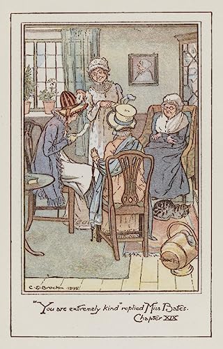 Pintura murales decor y lienzo decorativo vintage de Emma de Charles Edmund Brock 60x90cm
