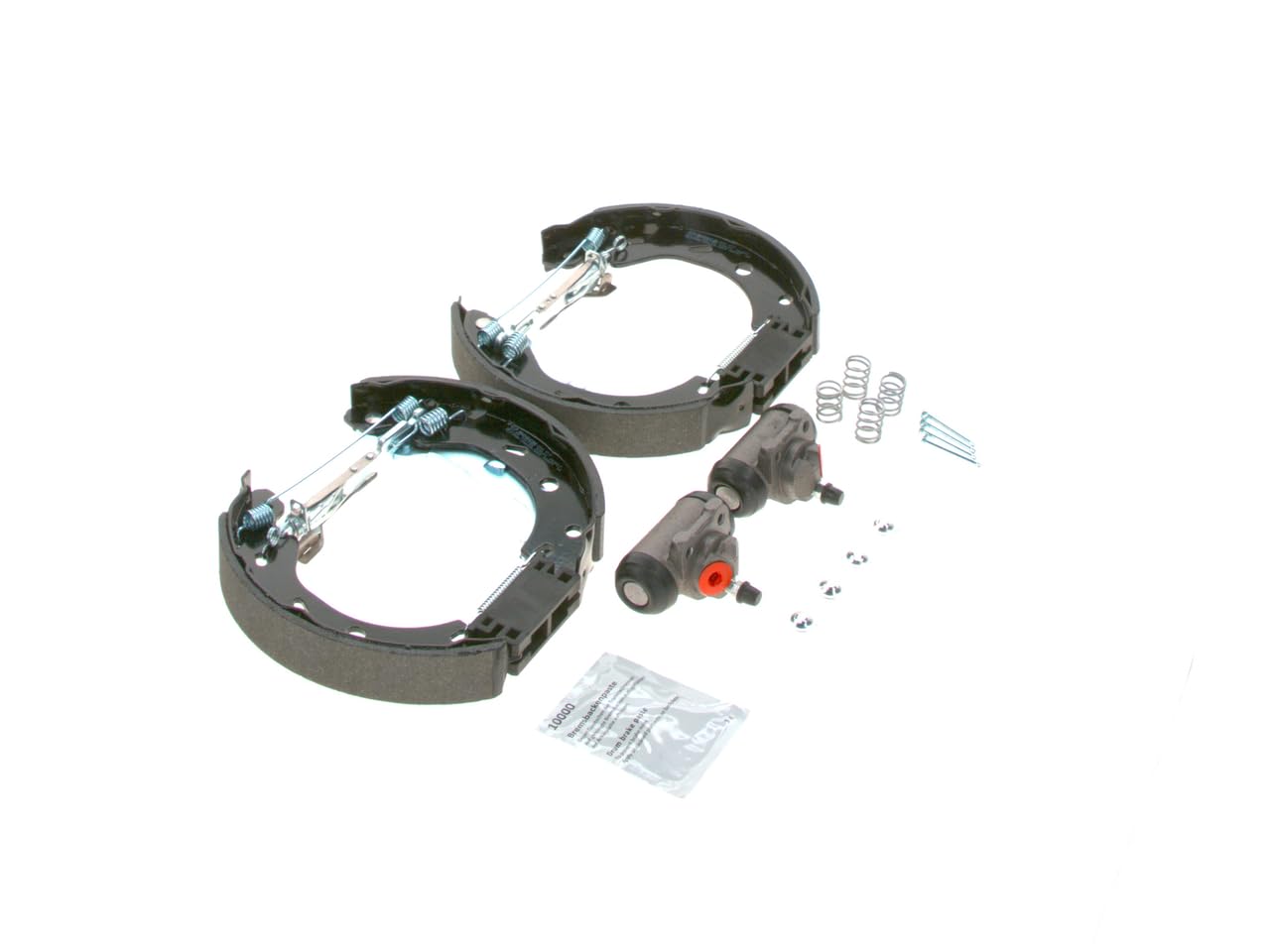 Bosch KS649 Kit Super Pro Kit de freno trasero de tambor 1 juego completo premontado