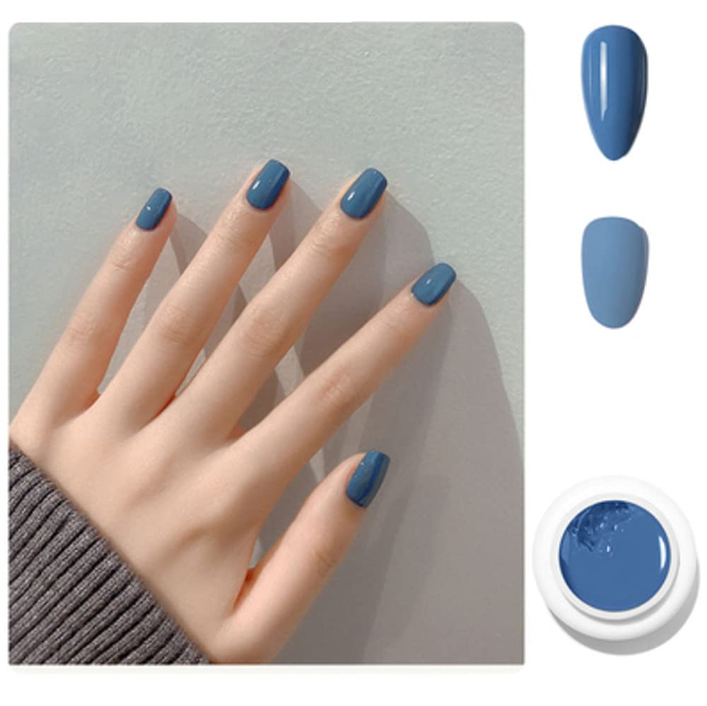 Solid Cream Nail Polish, 6 Classic Colors 10ml Gel Polish Set, New Nail Polish Gift Set, Nail Polish Set for DIY Nail Art and Salon Use (SET04)