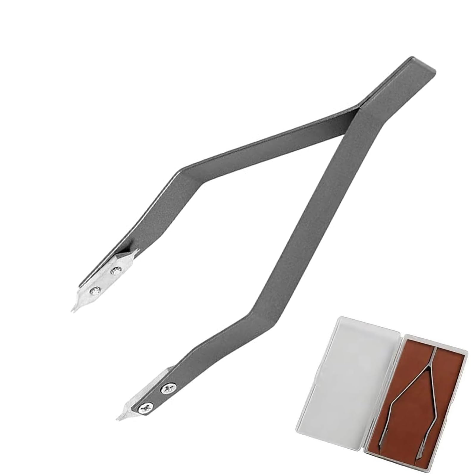 Watch Spring Bar Tweezer,Aluminum Alloy Removing Spring Bars Plier Tweezers,V-Shaped Tweezers Watch Tool,Professional Watchmaker Plier Tweezer Tool,Watch Repair Kit for Watchmaker,Band Adjustment