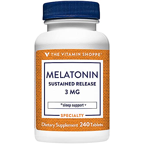 The Vitamin Shoppe Melatonin 3 MG - Sustained Release (240