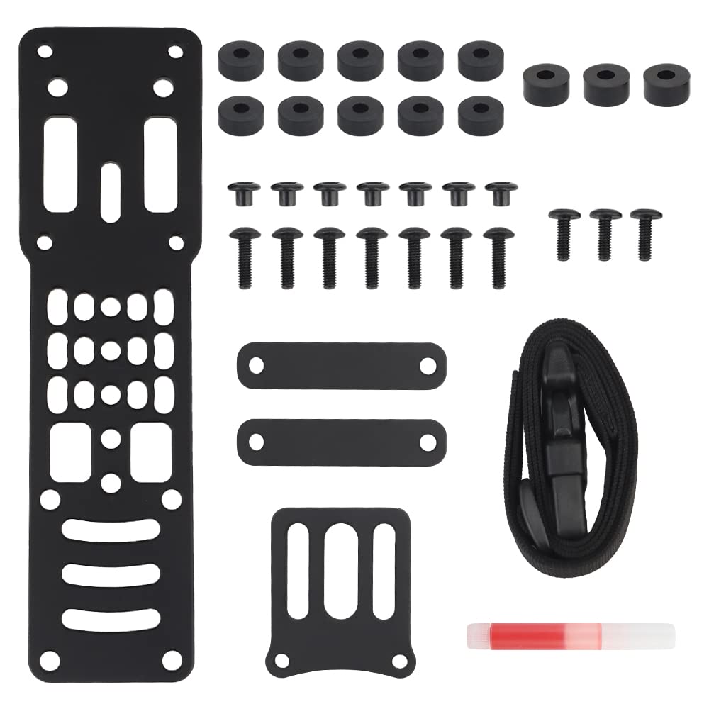 Adaptador de Funda de Pistola Modular de Metal, Plataforma QLS Compatible, Adaptador de código G de Placa de extensión Colgante de Pierna caída de Funda táctica
