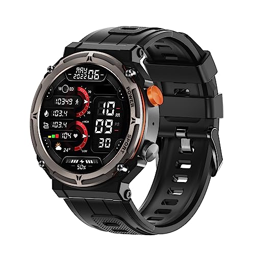 Voigoo Smartwatch Uomo Orologio Fitness Smart Watch Tracker di attività con Le Chiamata Bluetooth