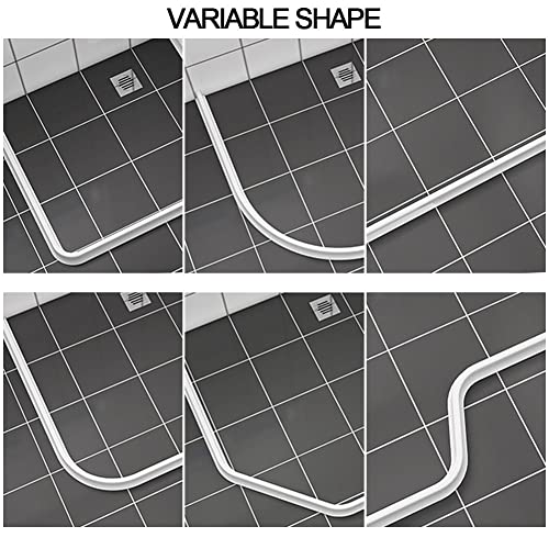 Silikon Duschbarriere 100cm - Flexible Wassersperre Für Dusche Ohne Rand