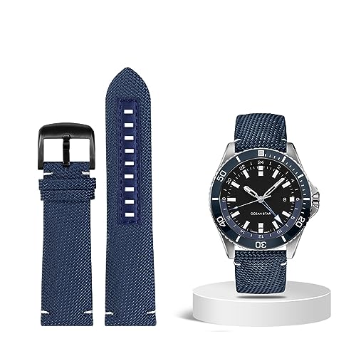 Bracelet montre nylon 22mm anti humidité pour Mido M026